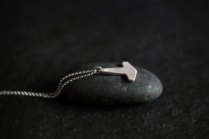 Petite Thor's Hammer - Sterling Silver Necklace