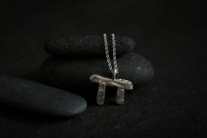 Dolmen IV - Sterling Silver Necklace