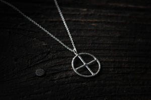 Sunwheel - Sterling Silver Necklace