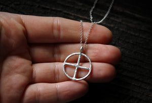 Sunwheel - Sterling Silver Necklace